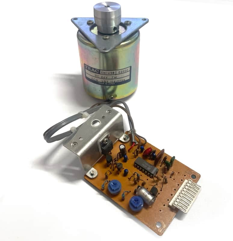 TEAC EM1450 Capstan Motor + PCB TASCAM 38 34 32 3440 24V 7W