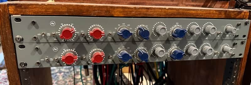 AML ez1073 Mic/Line EQ 1U Rack PAIR