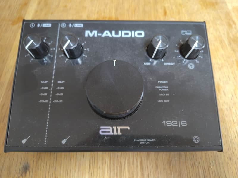 M-Audio AIR 192|6 USB Audio / MIDI Interface 2019 - 2020 - Black