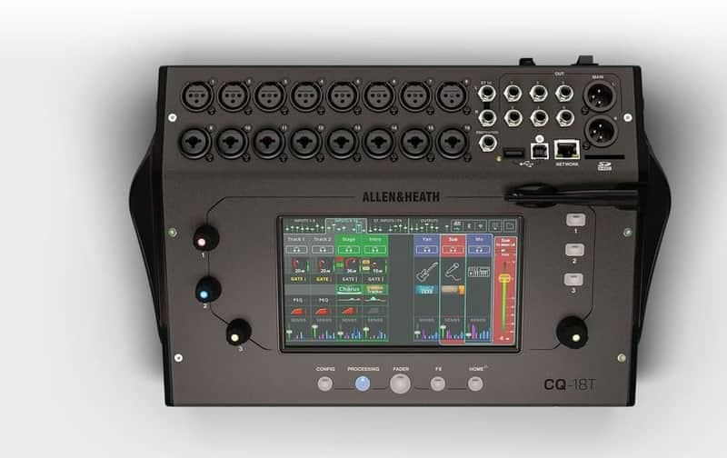 Allen & Heath CQ-18T 16-Channel Digital Mixer 2023 - Present - Black