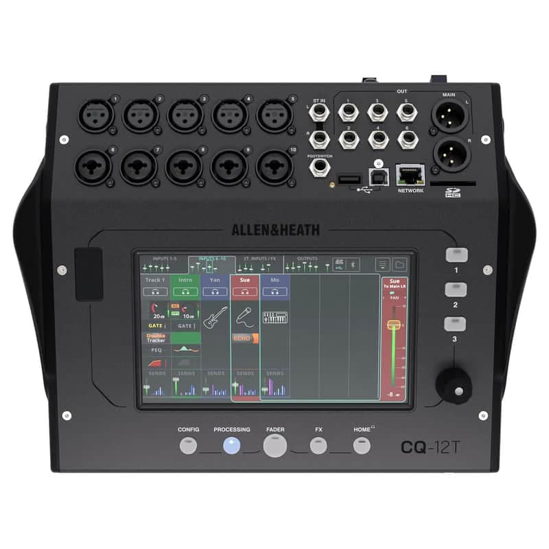 Allen & Heath CQ-12T Ultra-Compact 12in/8out Digital Audio Mixer - Open Box Mint
