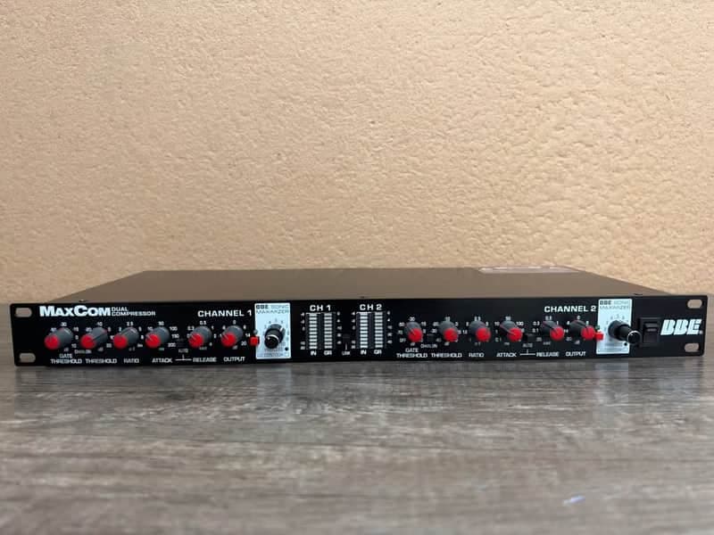 BBE MaxCom Dual Compressor Limiter Gate with Sonic Maximizer