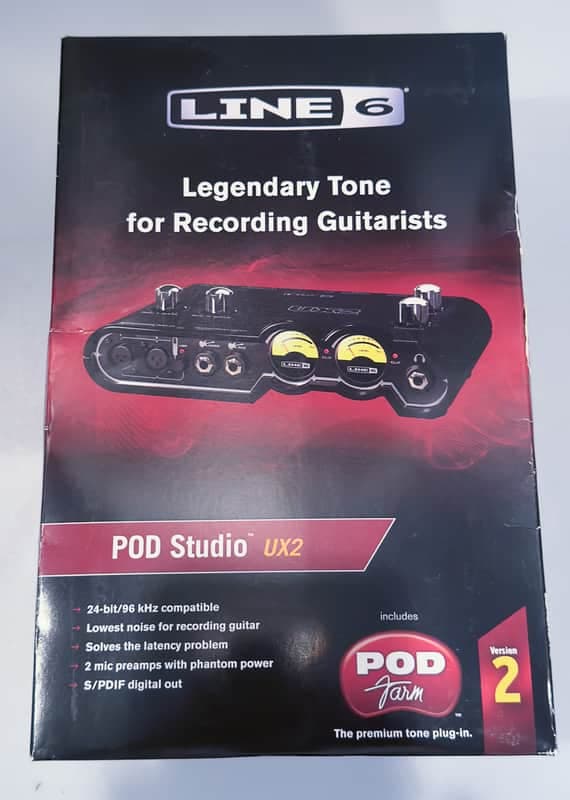 Line 6 POD Studio UX2 USB Audio Interface 2010s - Black - New in Box