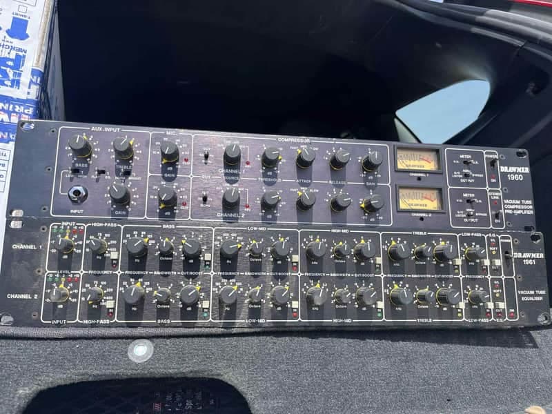 Drawmer 1961 2-Channel Vacuum Tube Equalizer 1994 - Present - Black