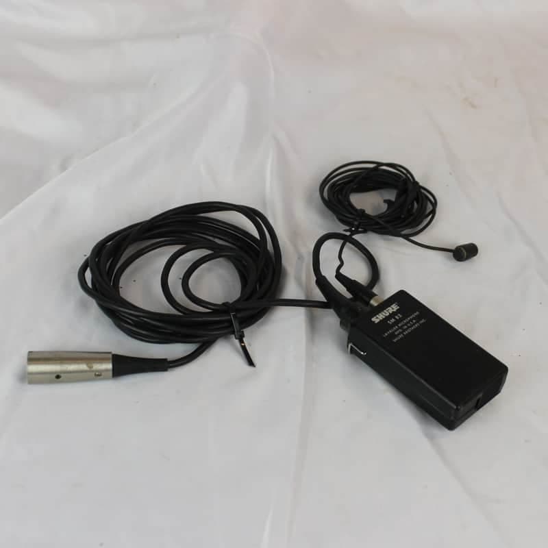 Shure SM83 Lavalier Clip On Condenser Microphone 3 Pin XLR Male