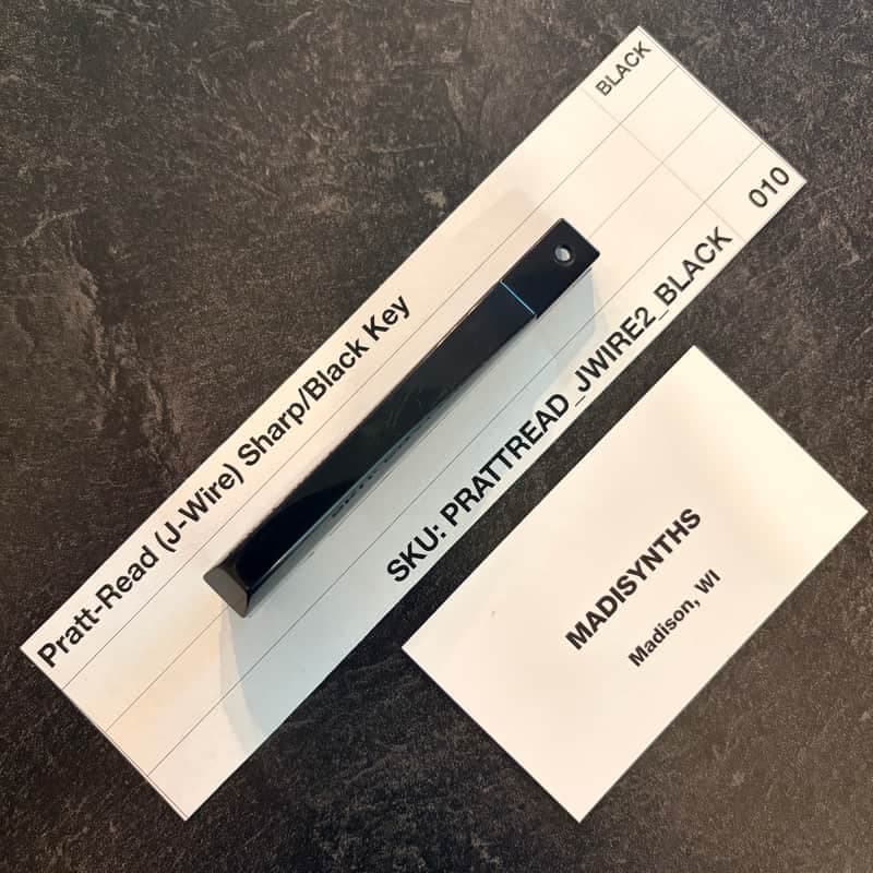 ORIGINAL Pratt Read Replacement SHARP/BLACK Key (J-Wire Keybeds) for ARP 2500/2600, Moog Minimoog, Oberheim OBX/OBXa/OB8, Sequential Prophet-5/10, PPG Wave 2.2, EML 500, and more