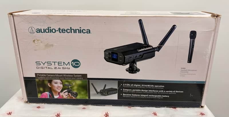 Audio-Technica ATW1702 System 10 Camera Mount Wireless Microphone System 2010s - Black
