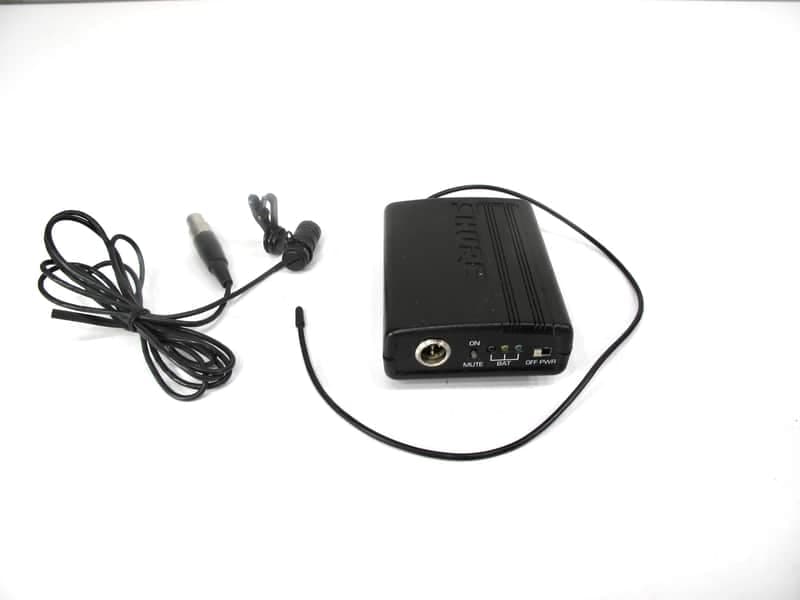 Shure LX1-CE 182.200 MHz Wireless Transmitter & 84A Lavalier Lapel Microphone