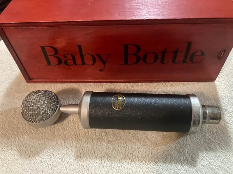 Very early #102 Baby Bottle Microphone by BLUE Made in Latvia 2002