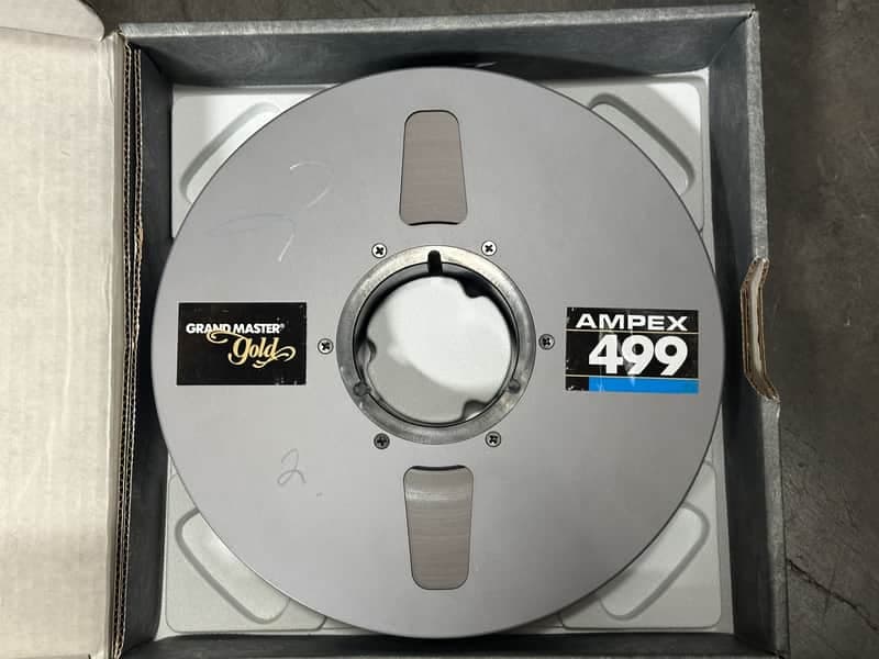 Ampex 499 10.5 Inch 2500 Feet 2 Inch Analog Audio Tape 2555-7