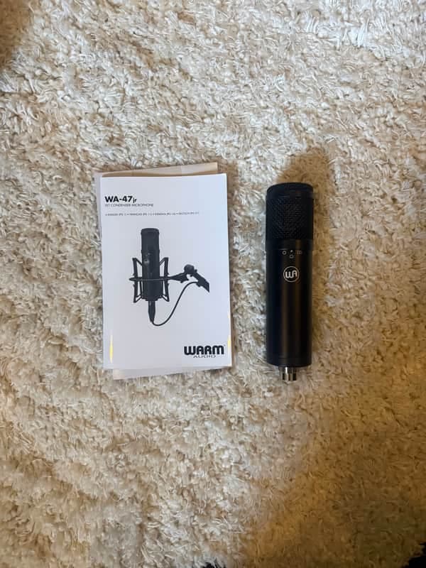 Warm Audio WA-47jr Large Diaphragm Multipattern FET Condenser Microphone 2018 - Present - Black