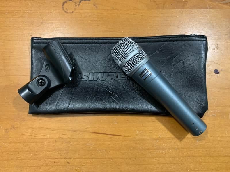 Shure BETA 57A Supercardioid Dynamic Instrument Microphone 1989 - Present - Blue