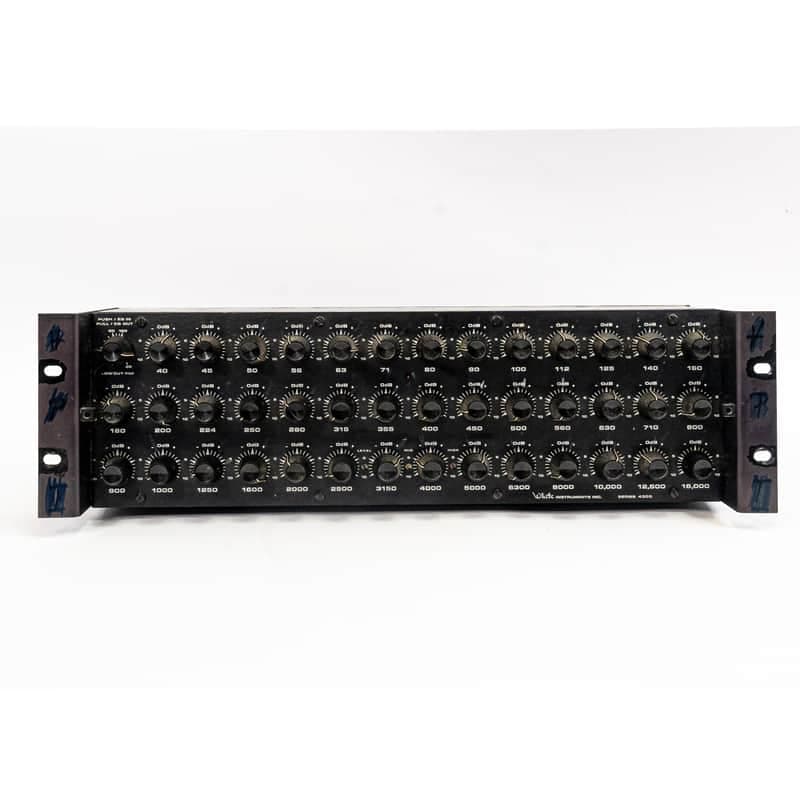 White Instruments 4303 Series One-Sixth Octave Active Equalizer – 3U Rack
