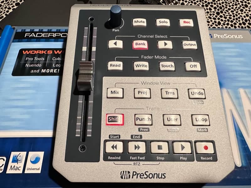 PreSonus Faderport USB DAW Transport Controller with Motorized Fader 2010s - Silver