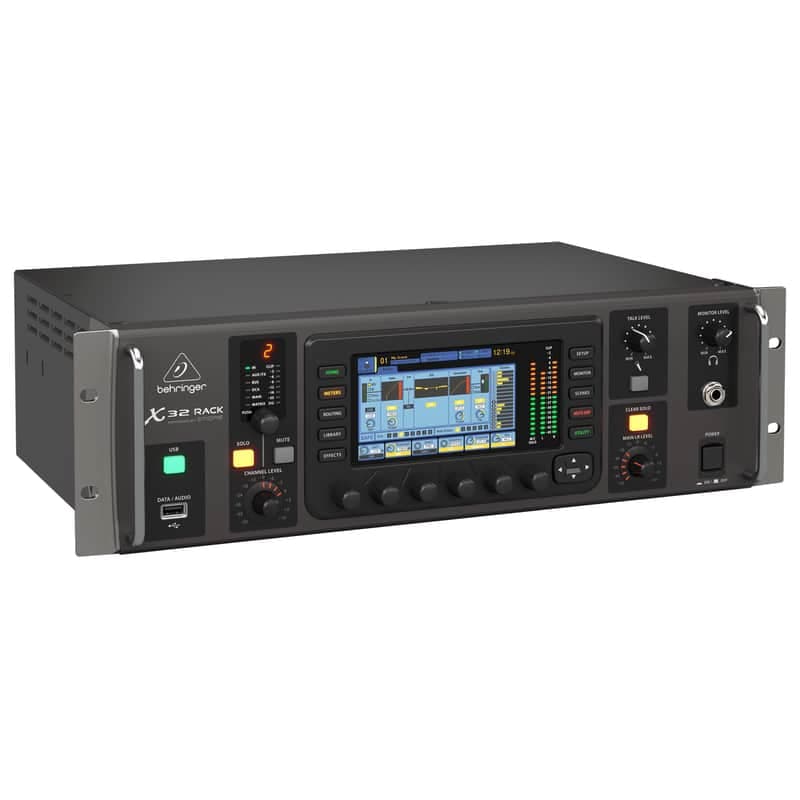 Behringer X32 Rack 40-Channel Rackmount Digital Mixer w/USB Interface