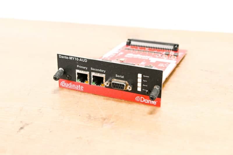 Audinate Dante-MY16-AUD 16-Channel Dante Network I/O Card CG013QE