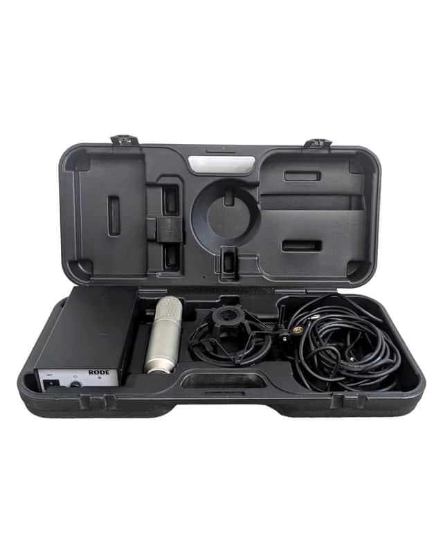 Rode K2 - Condenser Microphone - Silver - Very Good w/ Hard Case & Shock Mount