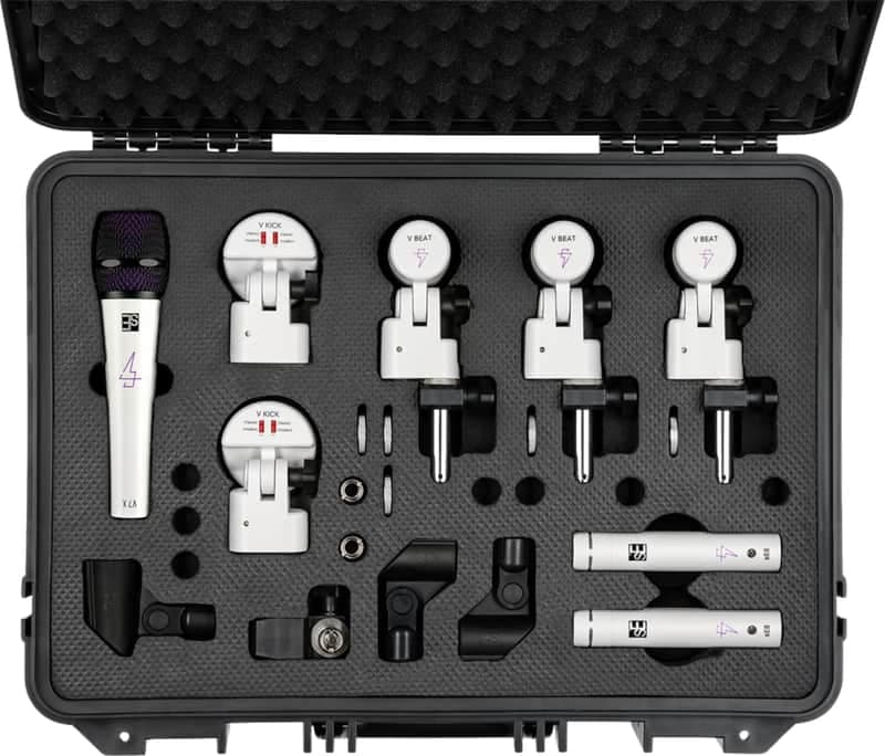sE Electronics VPACKEC Eloy Casagrande Signature V Drum 8-Piece Drum Microphone Pack
