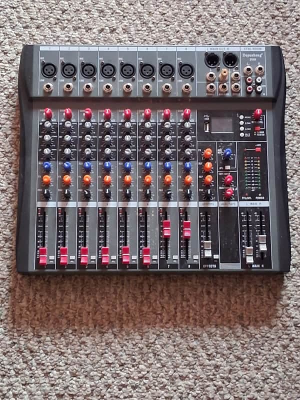 Depusheng DX8 Professional 8-Channel Mixer