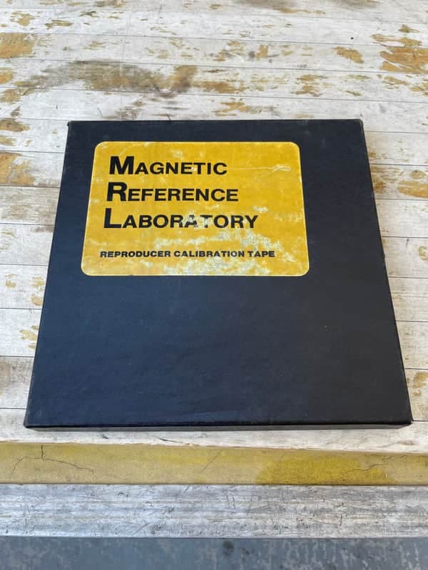 Magnetic Reference Laboratory 1/4" 15 IPS MRL Multi-Frequency Calibration Tape