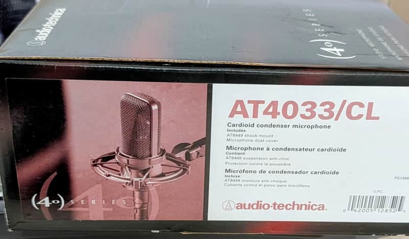 NIB Audio-Technica AT4033/CL 2020s - Black