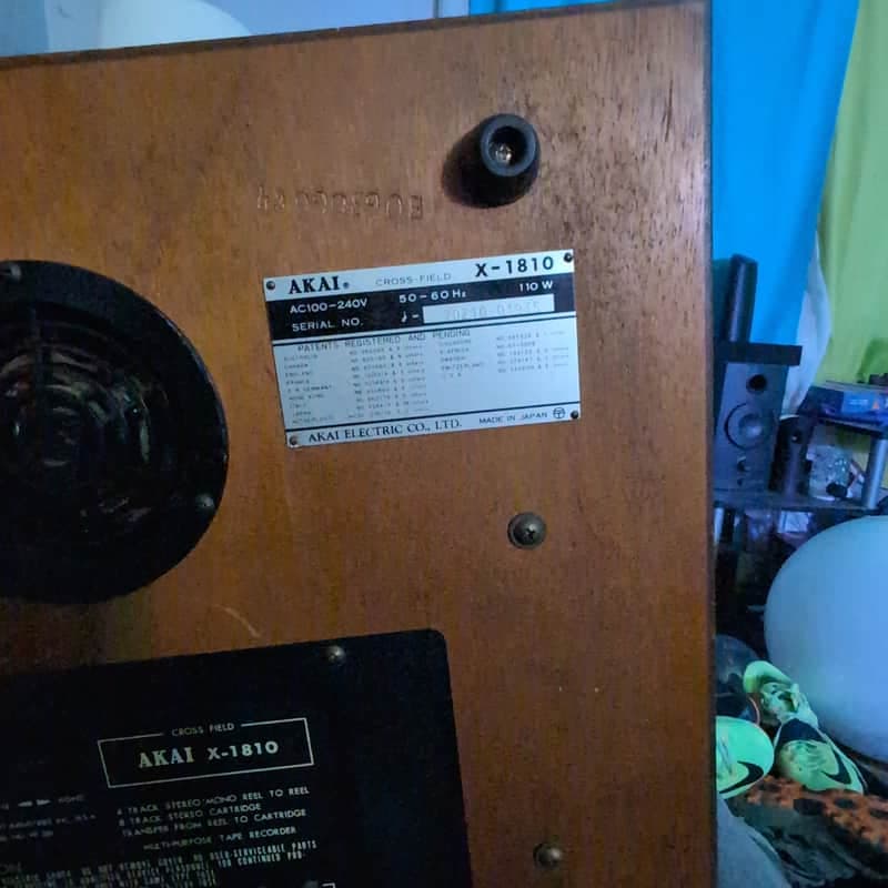 Akai X-1810 1973 -Reel To Reel