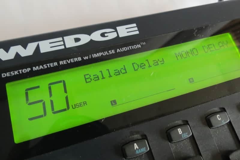 Alesis Wedge Digital Reverb with AC supply & manual