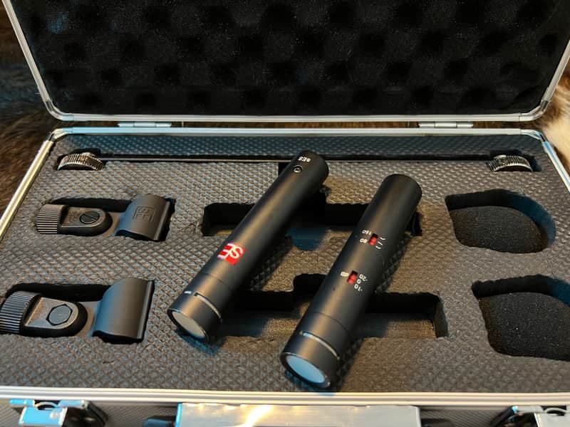 sE Electronics sE8 Small Diaphragm Cardioid Condenser Microphone Matched Stereo Pair 2018 - Present - Black