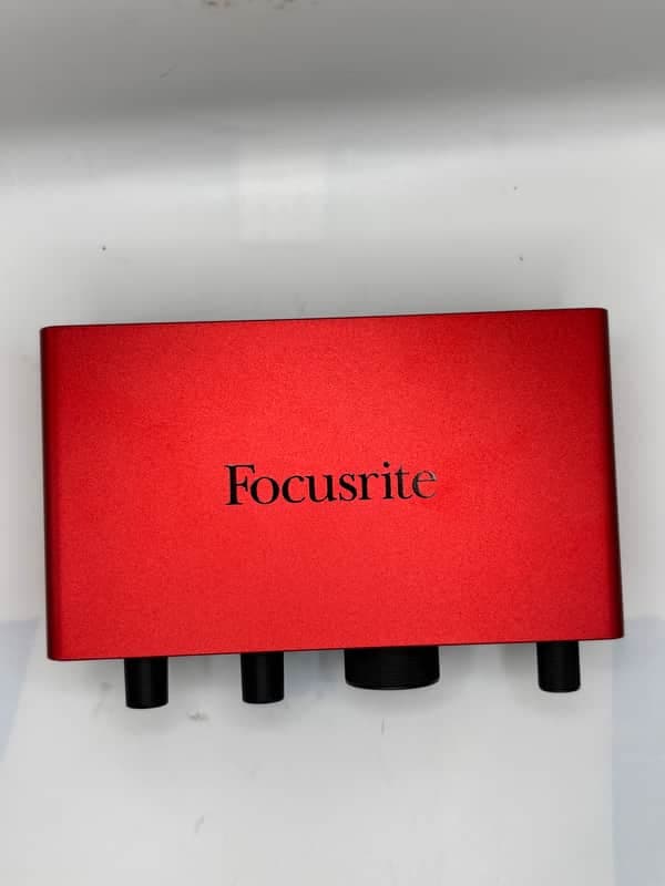 Focusrite Scarlett Solo 4th Gen USB Audio Interface 2023 - Present - Red