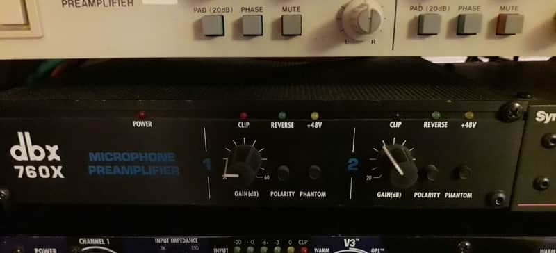 DBX 760 X Microphone Preamp