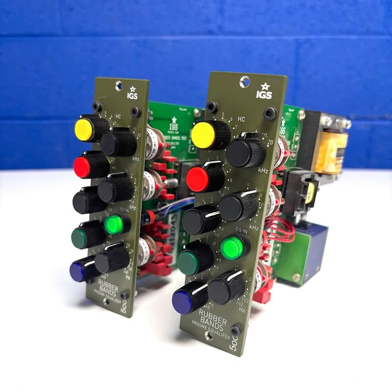 IGS Audio RB500 Rubber Bands 500 Series Passive Equalizer Module 2012 - Green