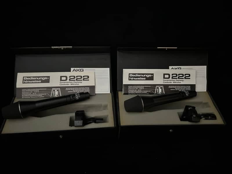 AKG D222 Pair