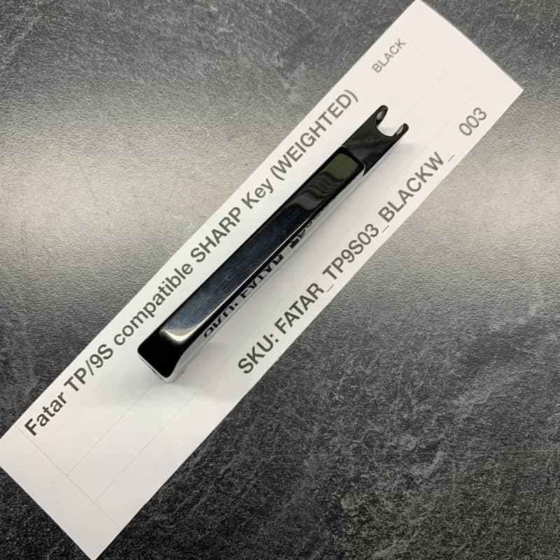 Fatar Replacement Weighted SHARP/BLACK Key (TP/9S Keybeds) for Sequential Prophet-6, Access Virus Indigo 2/TI Polar, Moog Grandmother/Matriarch, Oberheim OB-X8/OB-6/TVS Pro, Waldorf Blofeld/Microwave XTk, Ensoniq Fizmo, & more