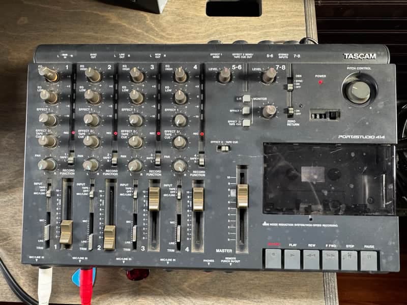 TASCAM Portastudio 414 4-Track Cassette Recorder 1980s - Gray