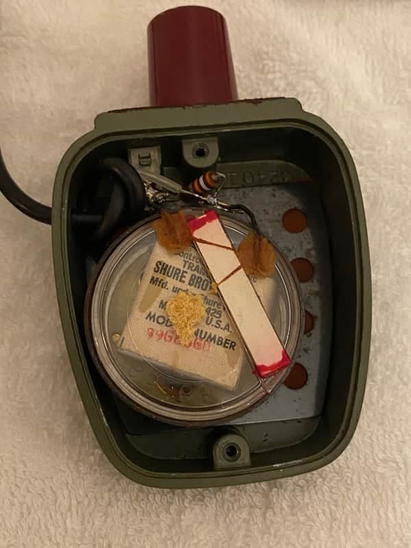 Vintage Microphone Shure 510-C "Hercules" 1960's Controlled Magnetic
