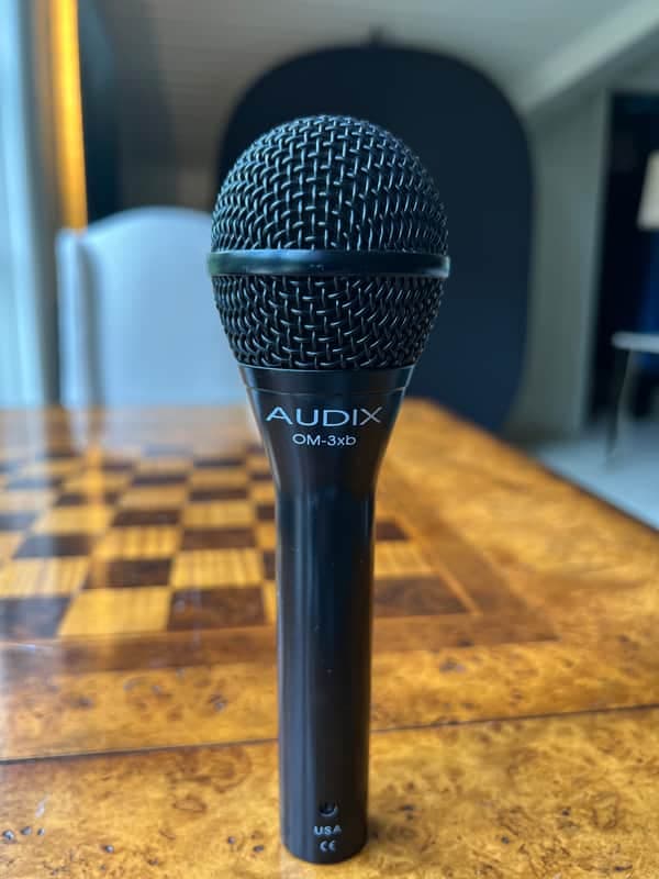 Audix OM-3xb Handheld Hypercardioid Dynamic Microphone 1990s - Black
