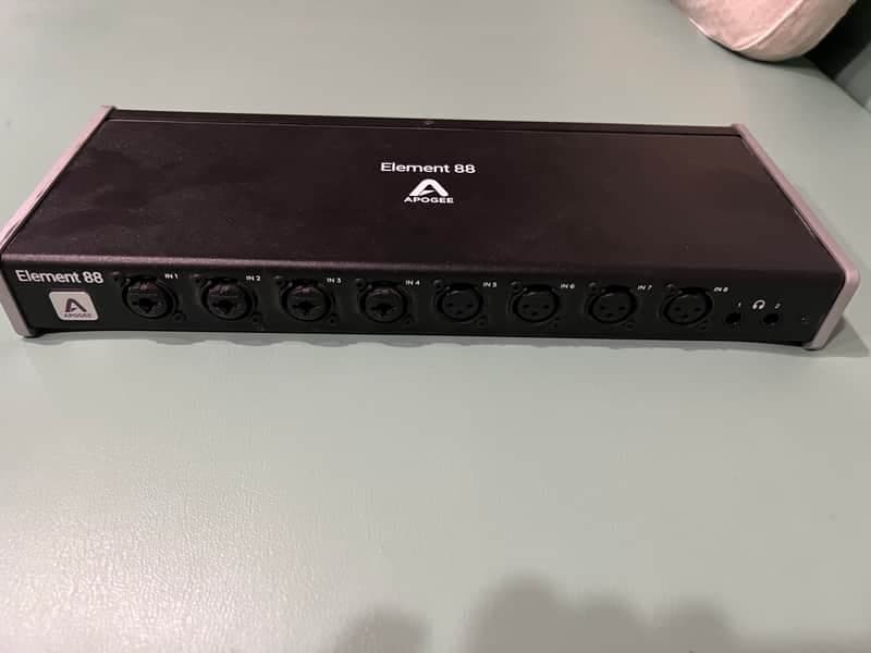 Apogee Element 88 W/ Thunderbolt 2 cable and remote Audio Interface 2010s - Black