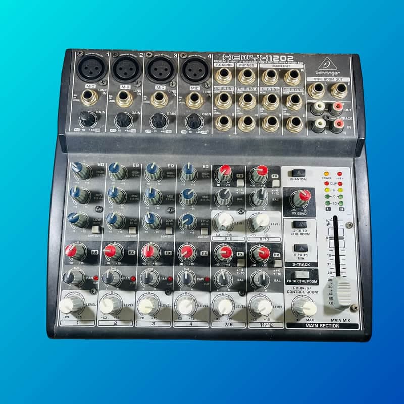 Behringer Xenyx 1202FX 12-Input Mixer with Effects