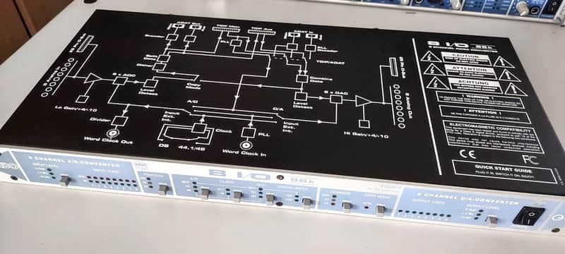 STEINBERG NUENDO IO 8 ( RME ADI 8 DS ) 96Khz I/O TDIF-1 / ADAT 8 Channel A/D D/A CONVERTER