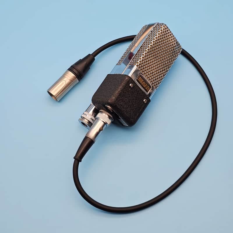 ☆Vintage 1960s Meazzi *Serviced* Ribbon Microphone - Similar to RCA 74-B internally