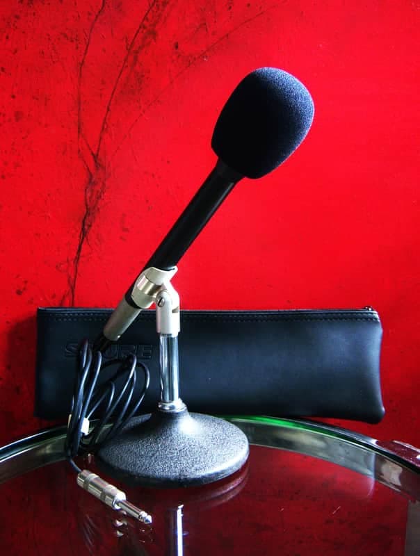 Vintage 1990's Shure VP64 / VP64A dynamic omni-directional microphone Low Z w accessories E.V 635 # 2