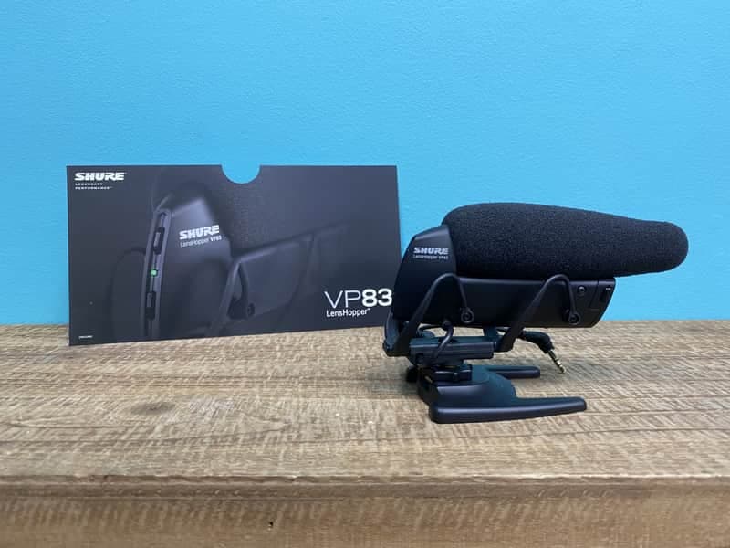 Open Box! Shure VP83 Lenshopper Camera-Mount Shotgun Microphone
