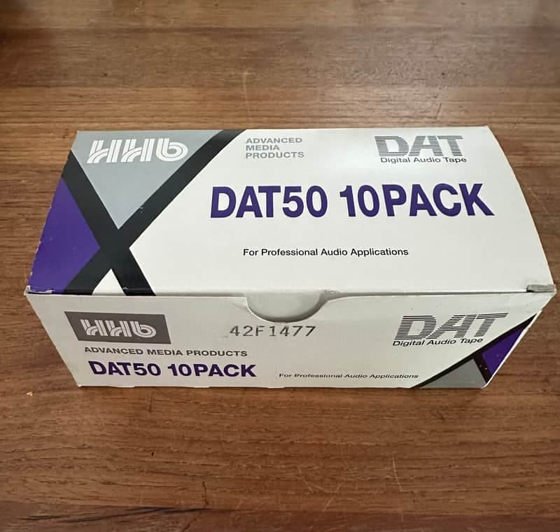 HHB Digital Audio Tape-DAT50-10 Pack new in box