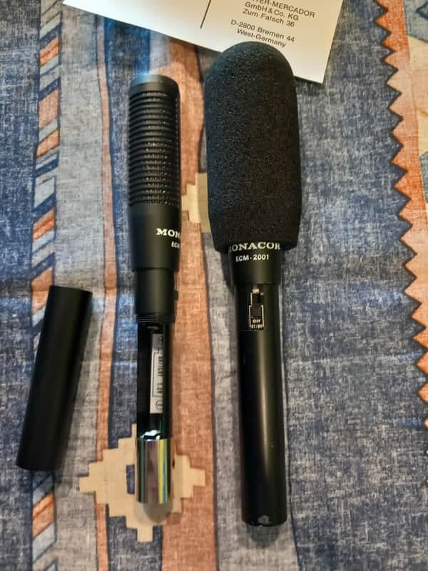 Monacor Studio Back Electret Kondensator Microphone