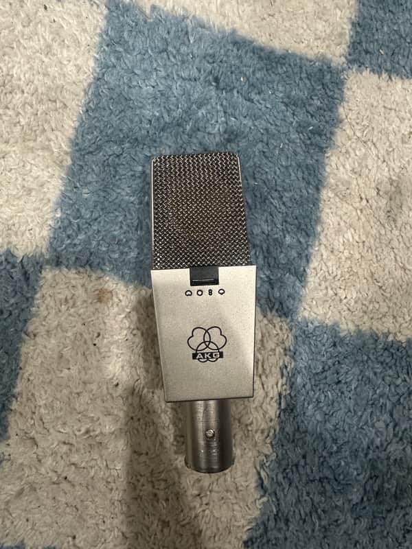 AKG C414 EB with Tim Campbell Brass CT12 Capsule 1970s - Silver