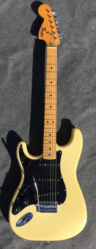 Fender Stratocaster Lefty 1976 Olimpic White Maple Neck
