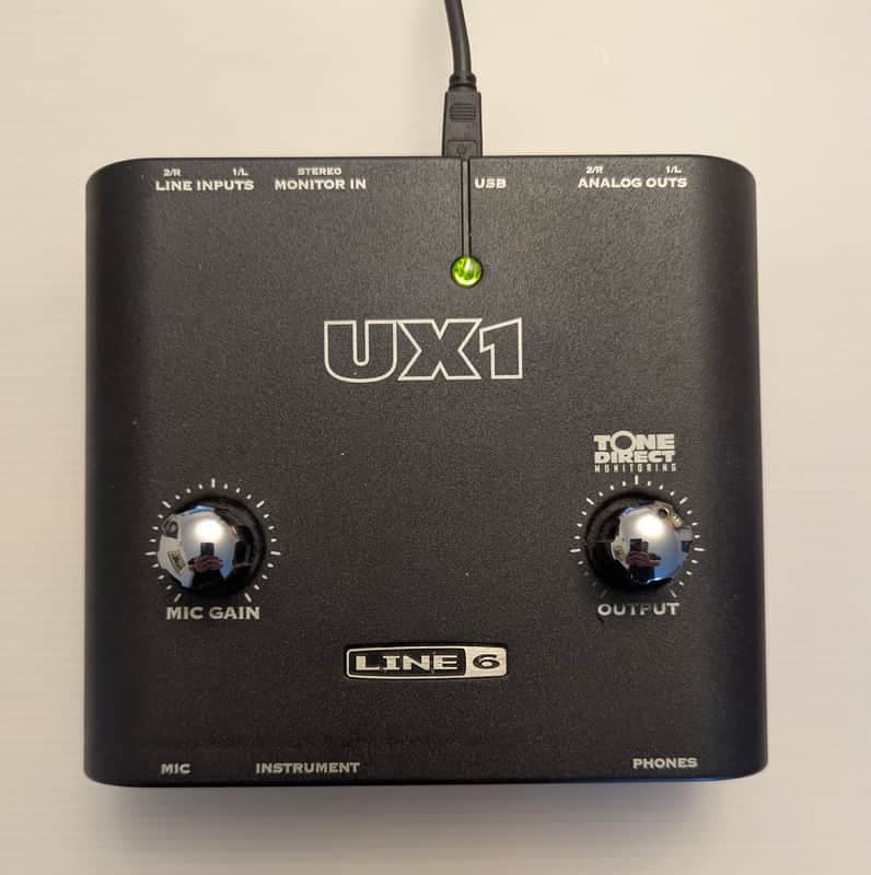 Line 6 POD Studio UX1 USB Audio Interface - WORKING