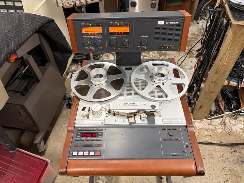 Studer A807 3 speed 2 track audiophile/studio reel to reel tape deck. SERVICED!