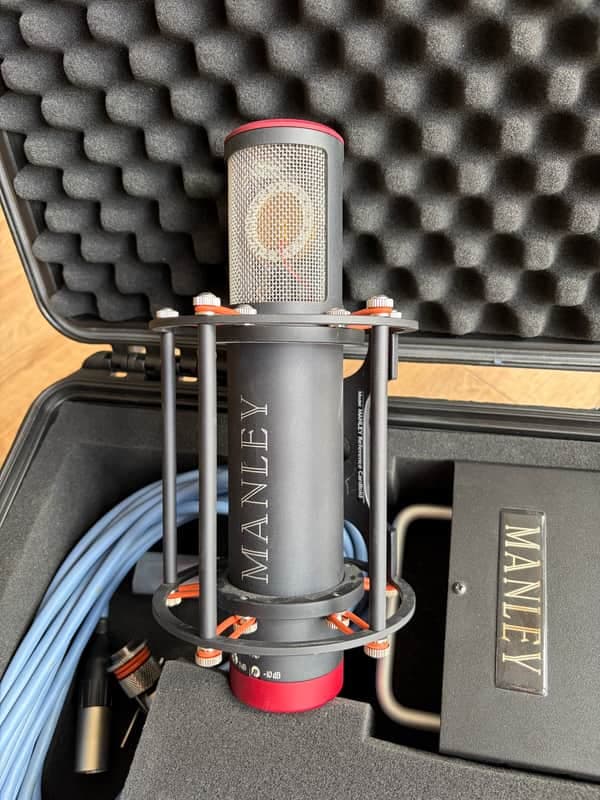 Manley Labs Reference Cardioid Large Diaphragm Tube Condenser Microphone 2010s - Black