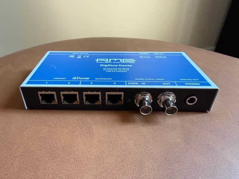 RME Digiface Dante USB Audio Interface